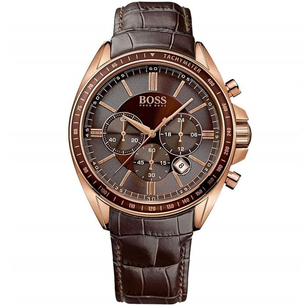 Montre homme Boss en cuir 1513093