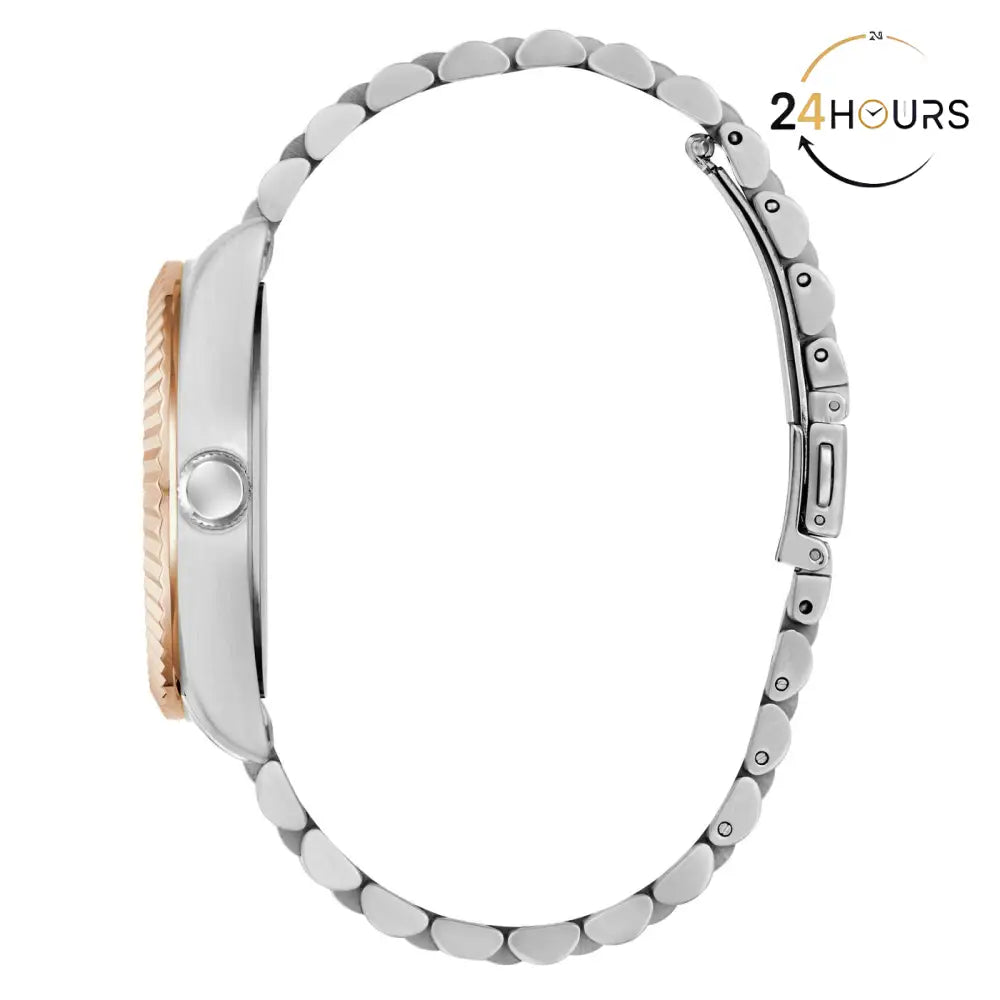 Montre Guess Jaden bleue ronde à quartz pour homme GW0977G5