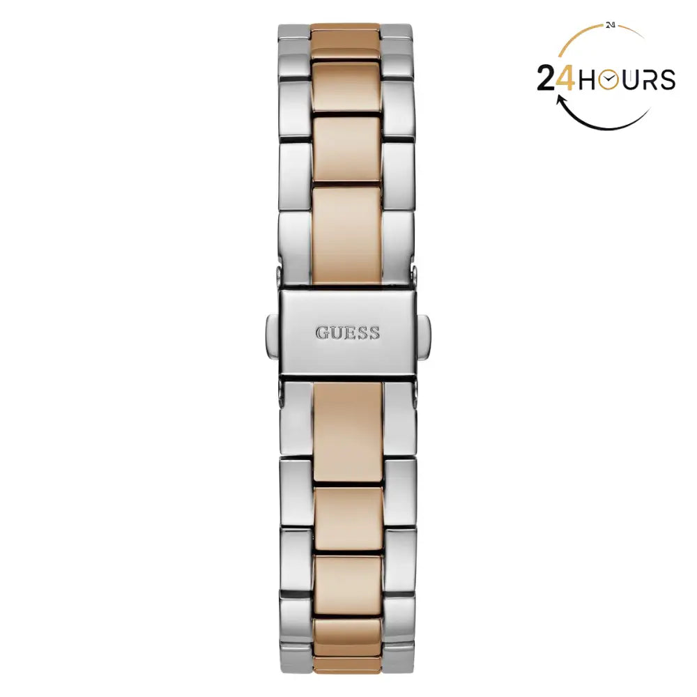 Montre Guess Mist rouge à cadran rond, analogique à quartz, pour femme