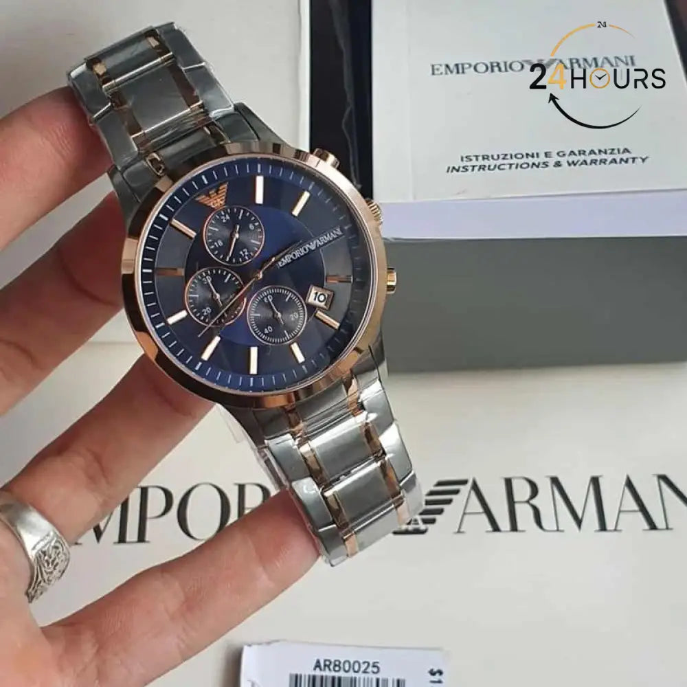 Montre homme Emporio Armani Renato, coffret AR80025