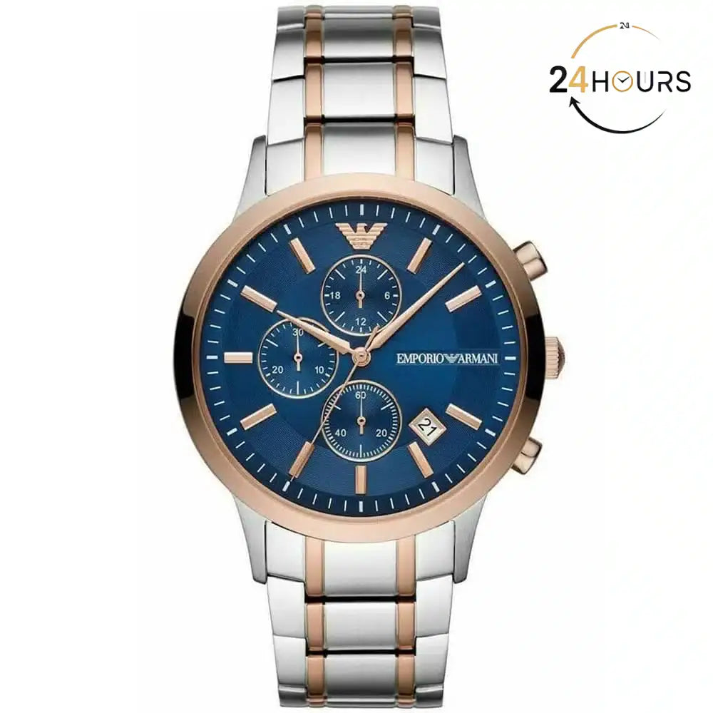 Montre homme Emporio Armani Renato, coffret AR80025