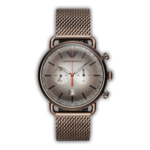Montre Homme EA Aviator AR11169 en maille milanaise