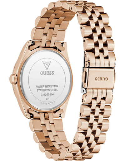 Montre Femme Guess Jada GW0936L4 cadran blanc bracelet acier