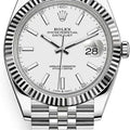 Montre Datejust 41 Blanc Jubilé Pour Homme