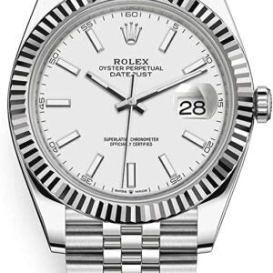 Montre Datejust 41 Blanc Jubilé Pour Homme