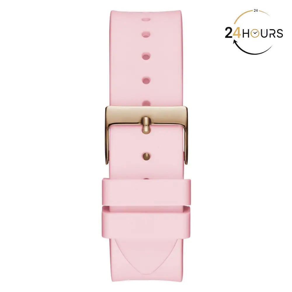 Montre analogique Guess pour femme, cadran blanc, 39 mm, référence GW0541L2