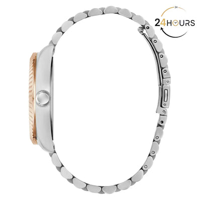 Montre Guess Jaden bleue ronde à quartz pour homme GW0977G5