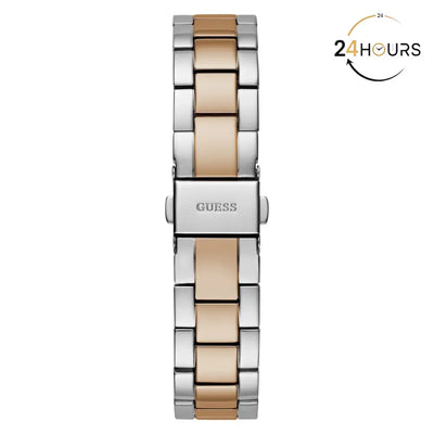 Montre Guess Mist rouge à cadran rond, analogique à quartz, pour femme