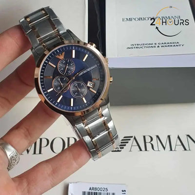 Montre homme Emporio Armani Renato, coffret AR80025