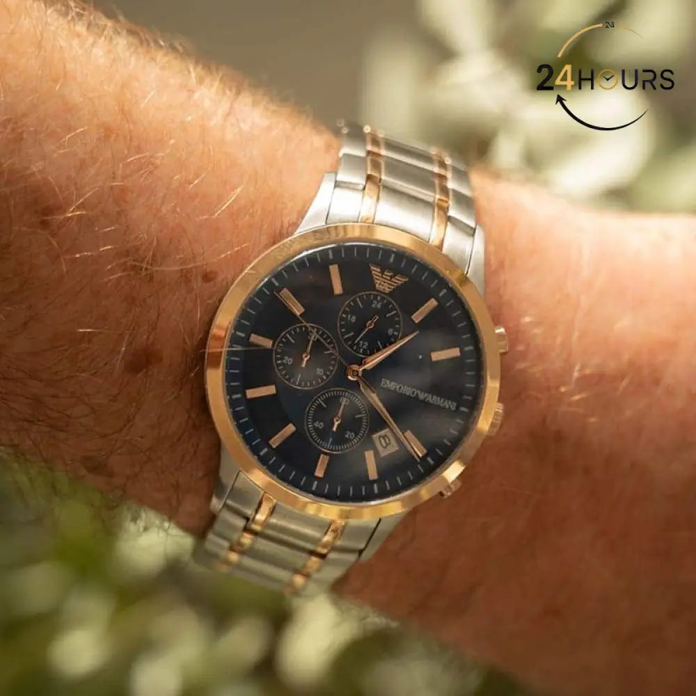 Montre homme Emporio Armani Renato, coffret AR80025